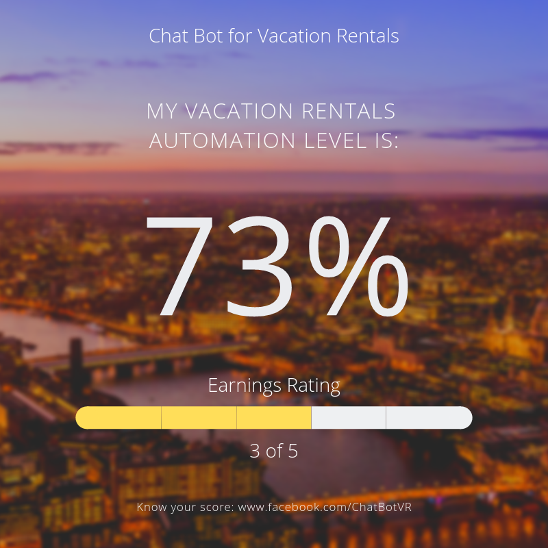 Chat Bot for Vacation Rentals - Airbnb, Booking.com, etc