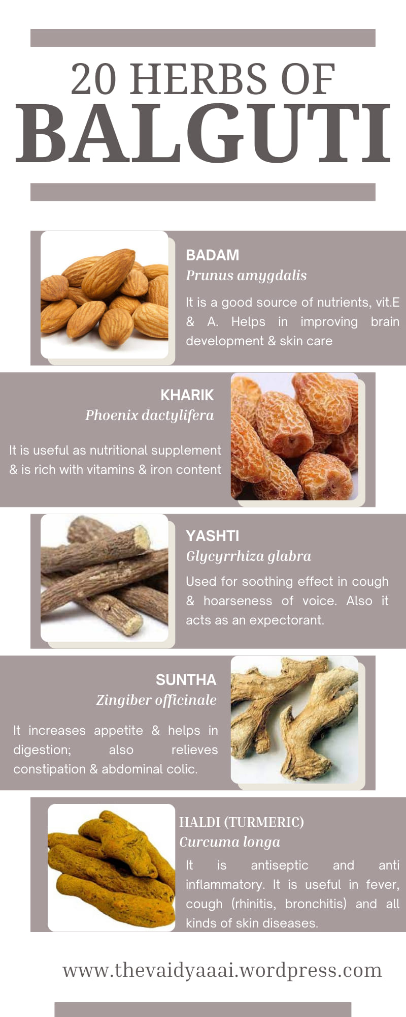 The VaidyaAai - Know your Balguti - know the herbs 🌿... | Facebook