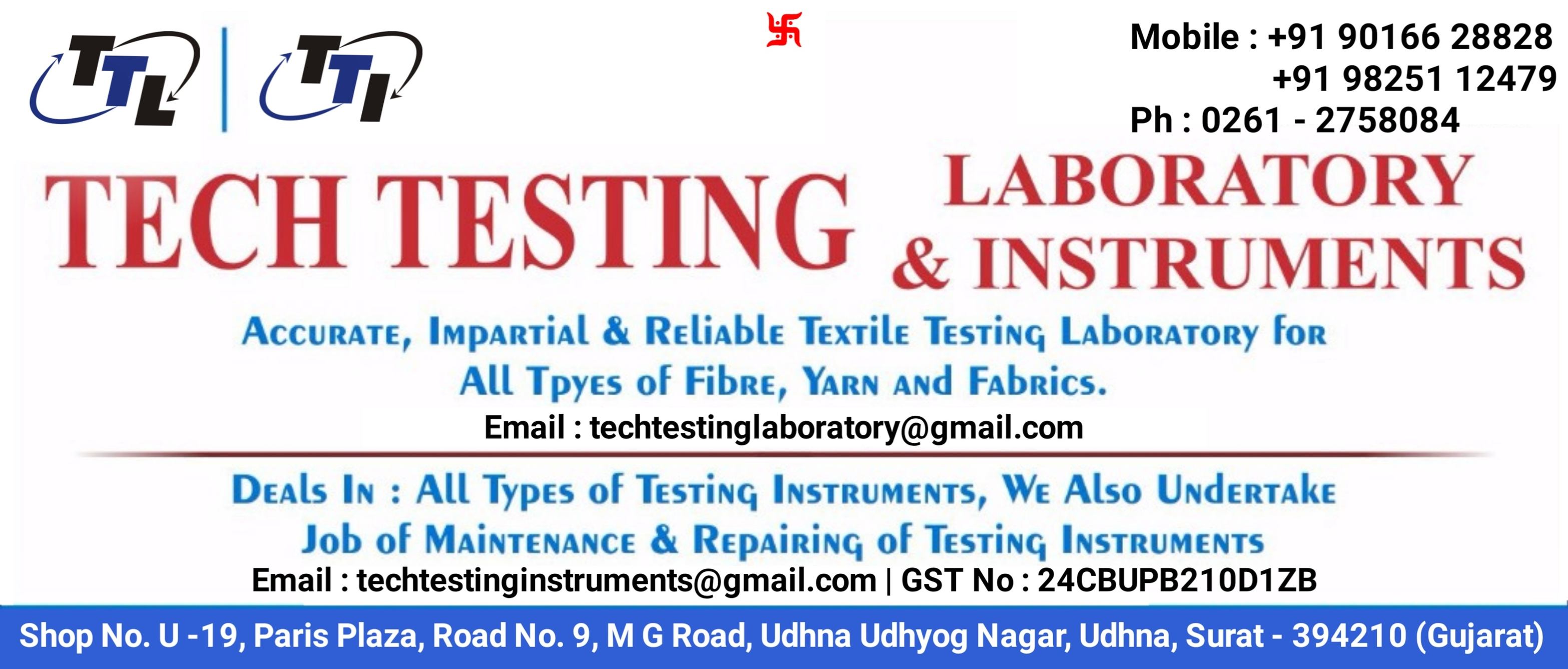 Tech Testing Laboratory | Surat
