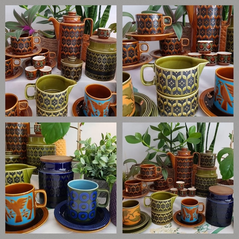 食器 HORNSEA  Vintage England 10 pieces Vintage Hornsea England Cups Collection