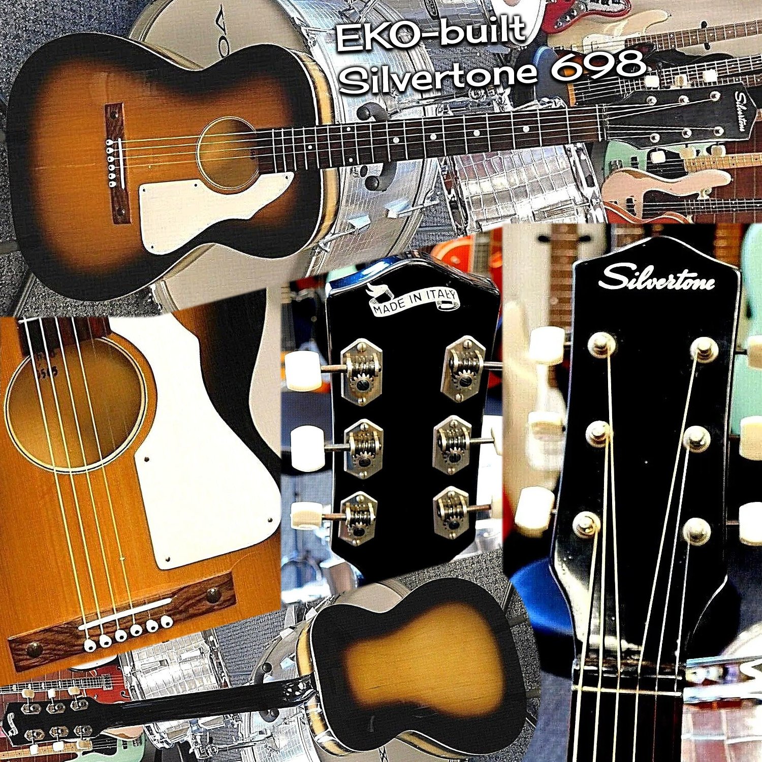 ギター SILVERTONE arched guitar（ジャンク）60's