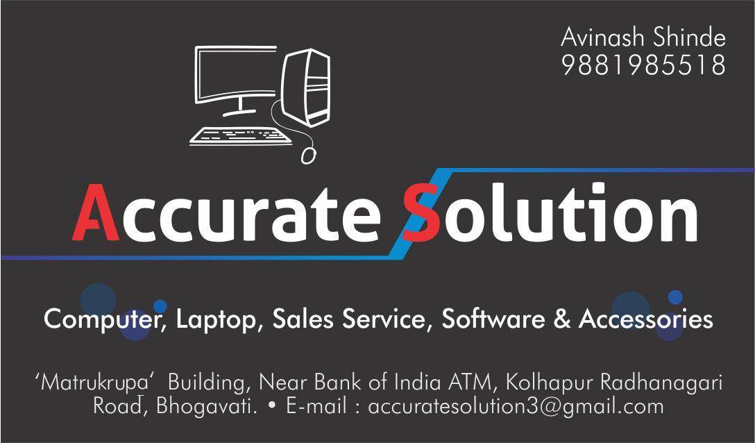 Accurate Solution | Radhanagari