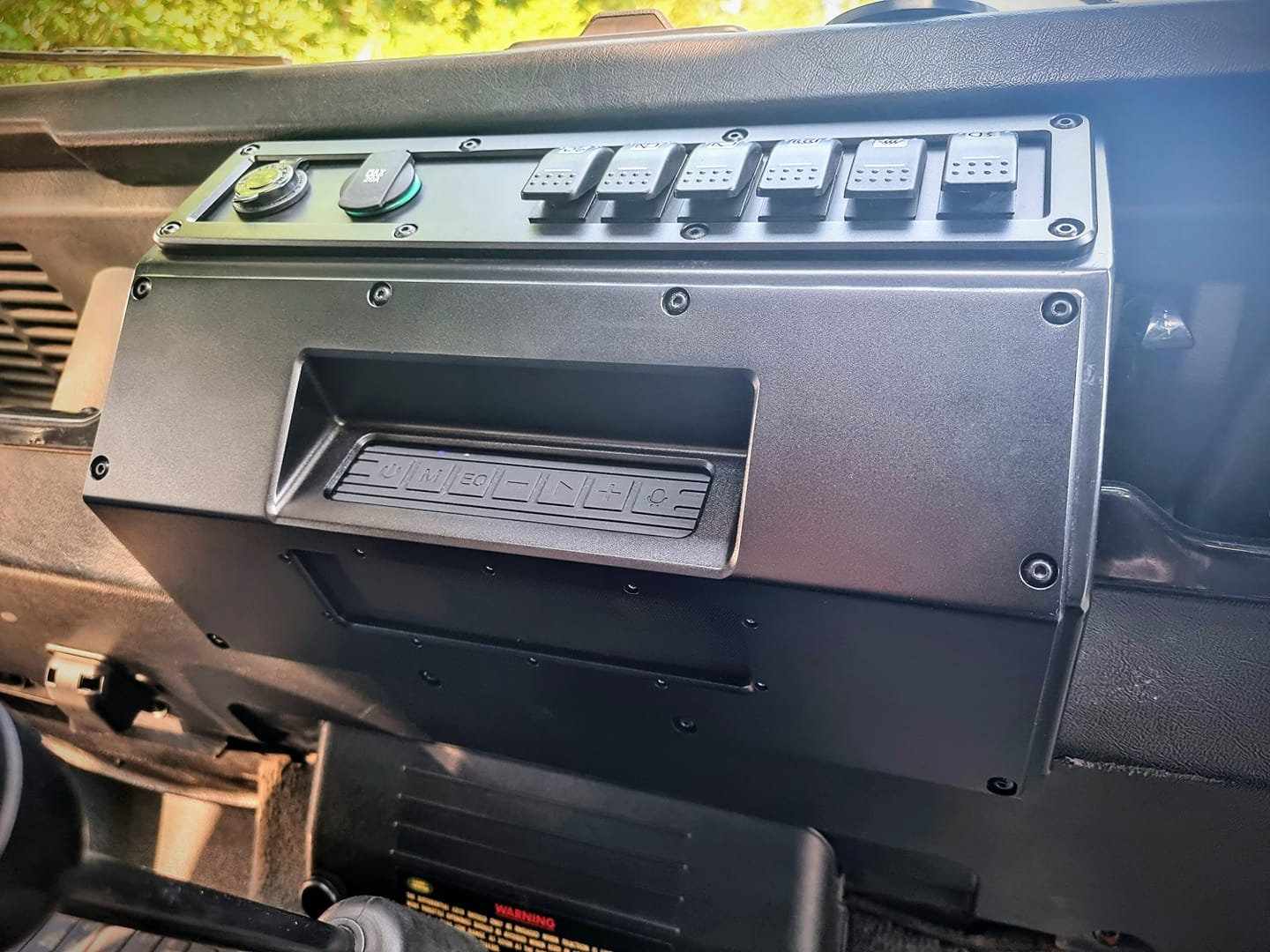 Design - We love the Raptor center console in our works Defender. Just ...