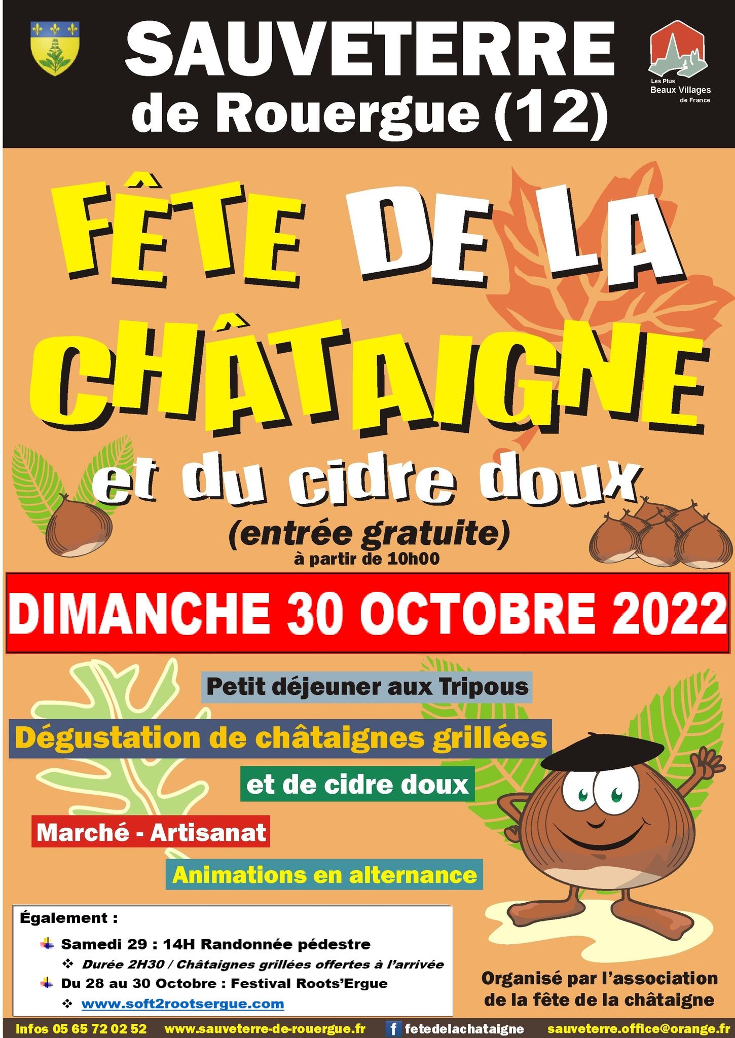 Fete De La Chataigne Sauveterre De Rouergue 2022