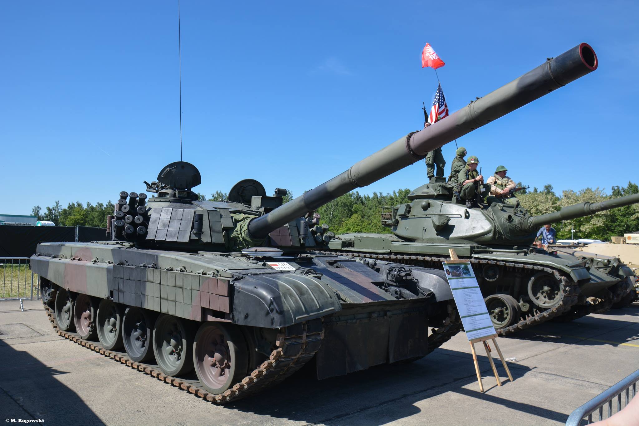 Pt-91 Twardy tank at Armoured Warfare Museum