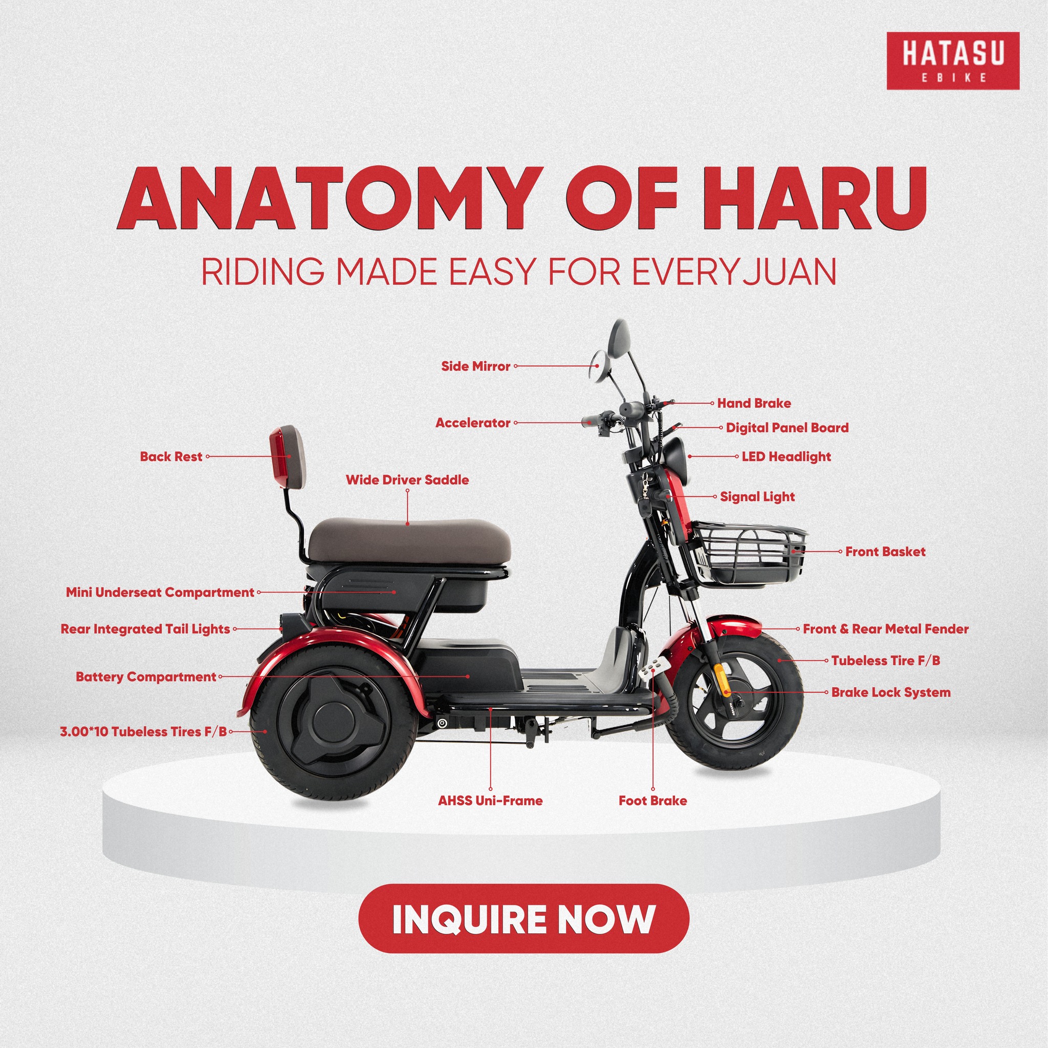 Looking for your first ebike? Mag-HATASU HARU ka na! Why HARU 