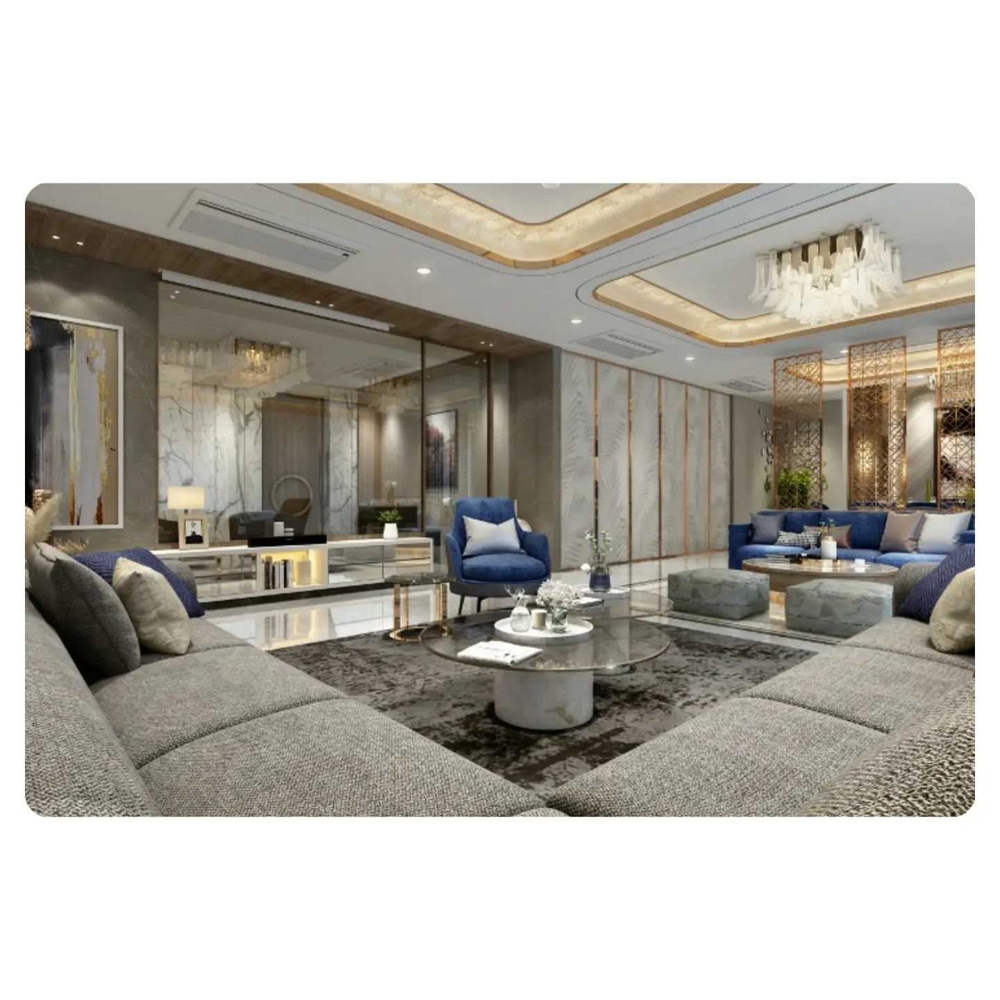 The Living Room of the Private... - Architect Reza Kabul