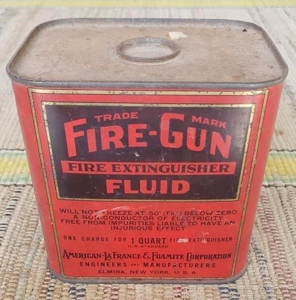 What is the value of a 1927 Foamite fire pump?