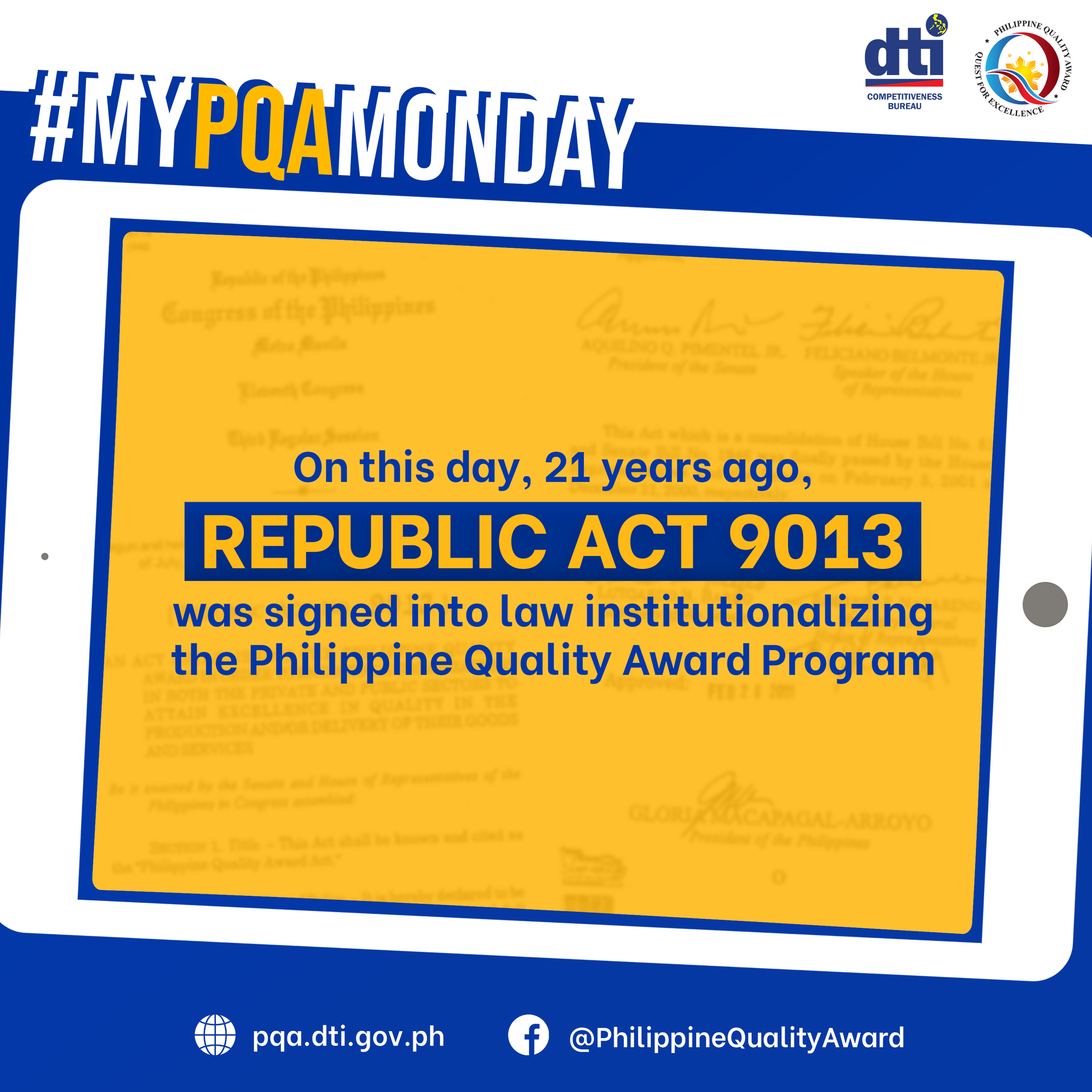 The Philippine... - Philippine Quality Award (PQA) Program | Facebook