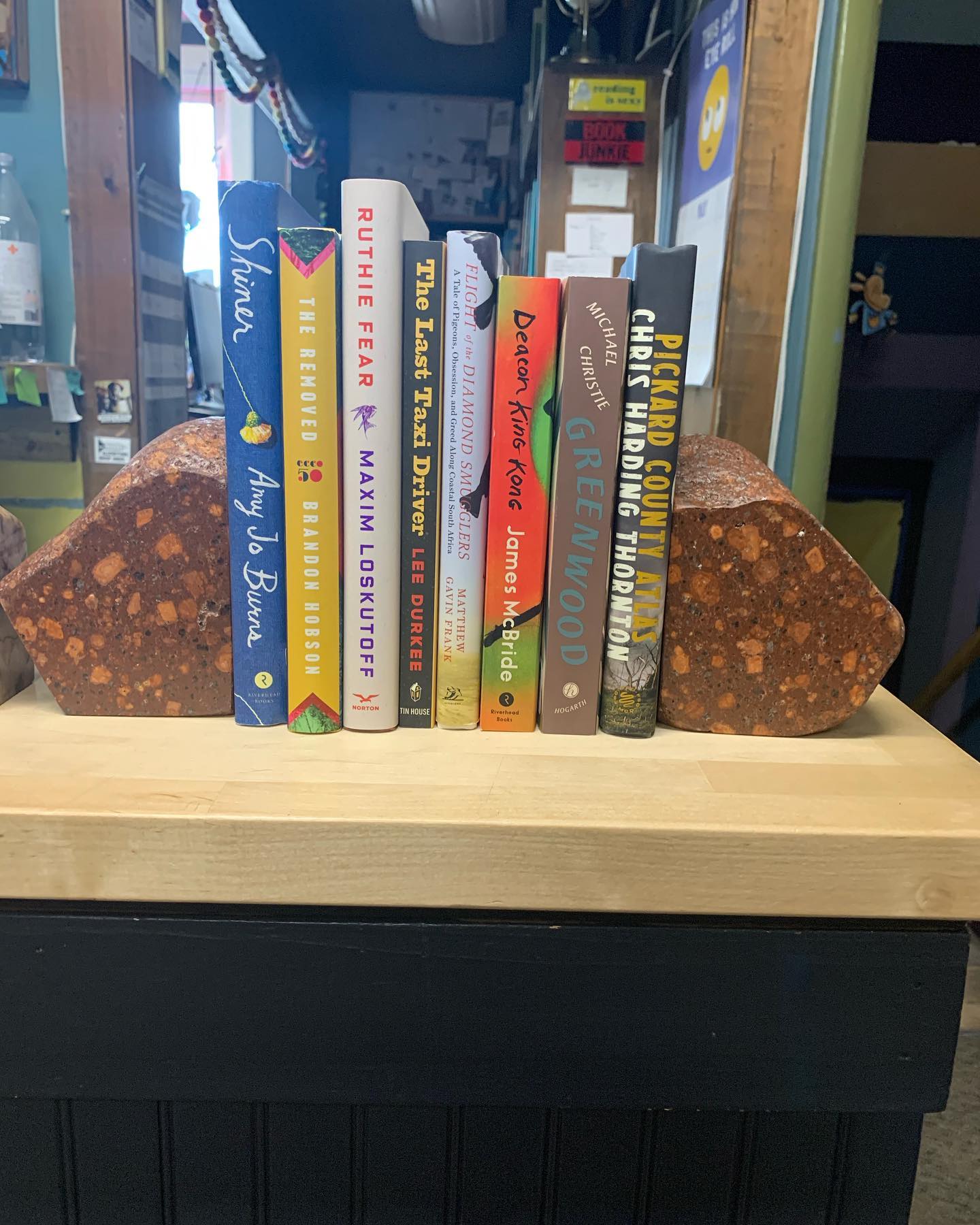 Snowbound Books - Take a look at these new bookends we now...