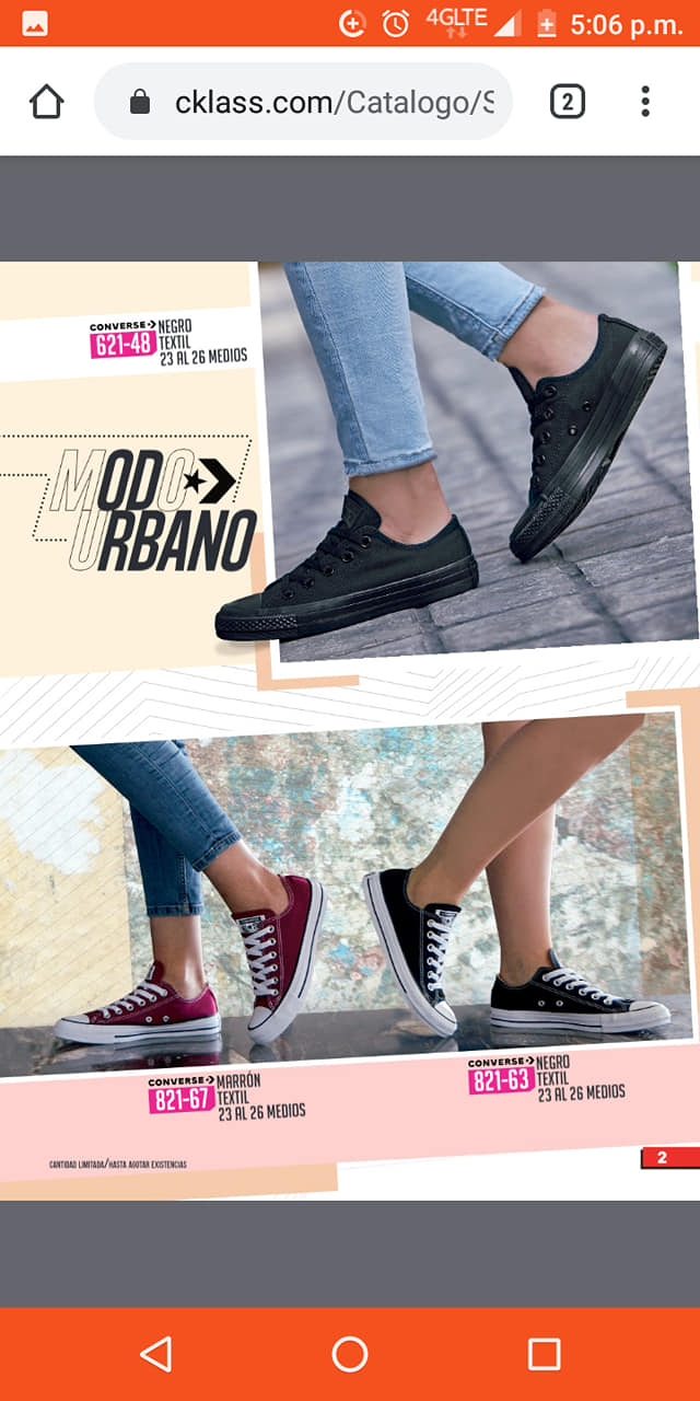 Venta de calzado por catalogo