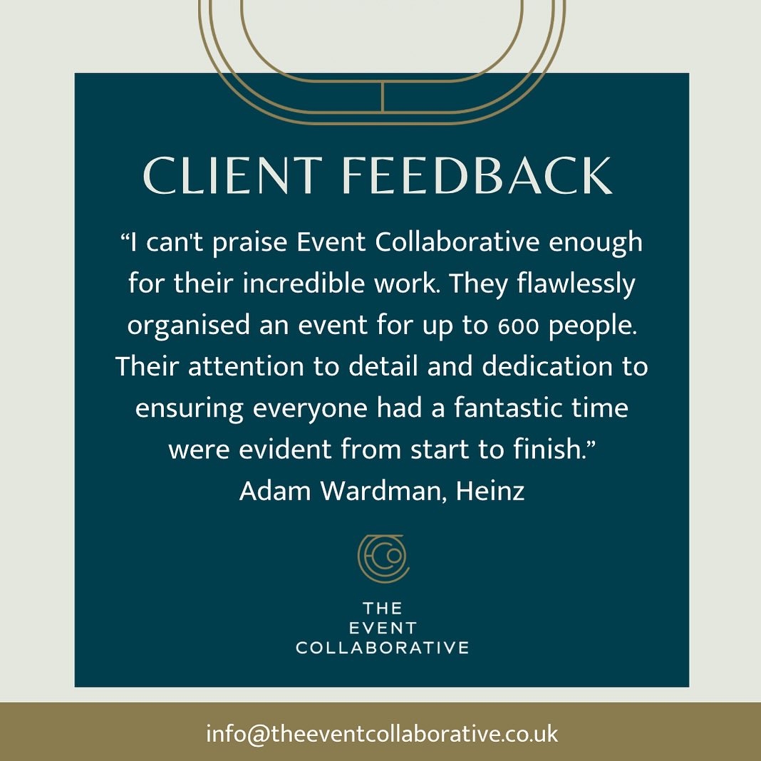What a review !! We loved this... - The Event Collaborative | Facebook