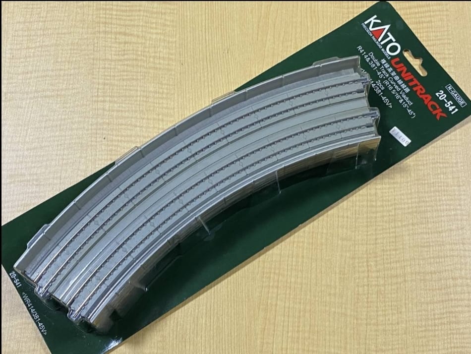 KATO 20-422  N  Concrete-Slab Double Track Straight Viaduct Track 124mm 2 Pcs