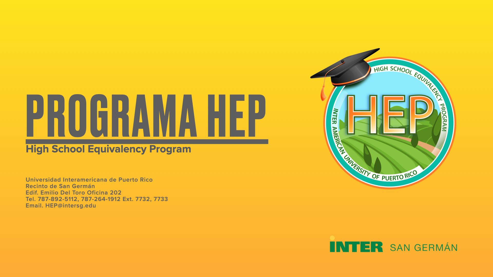 Programa HEP Inter San German | San German