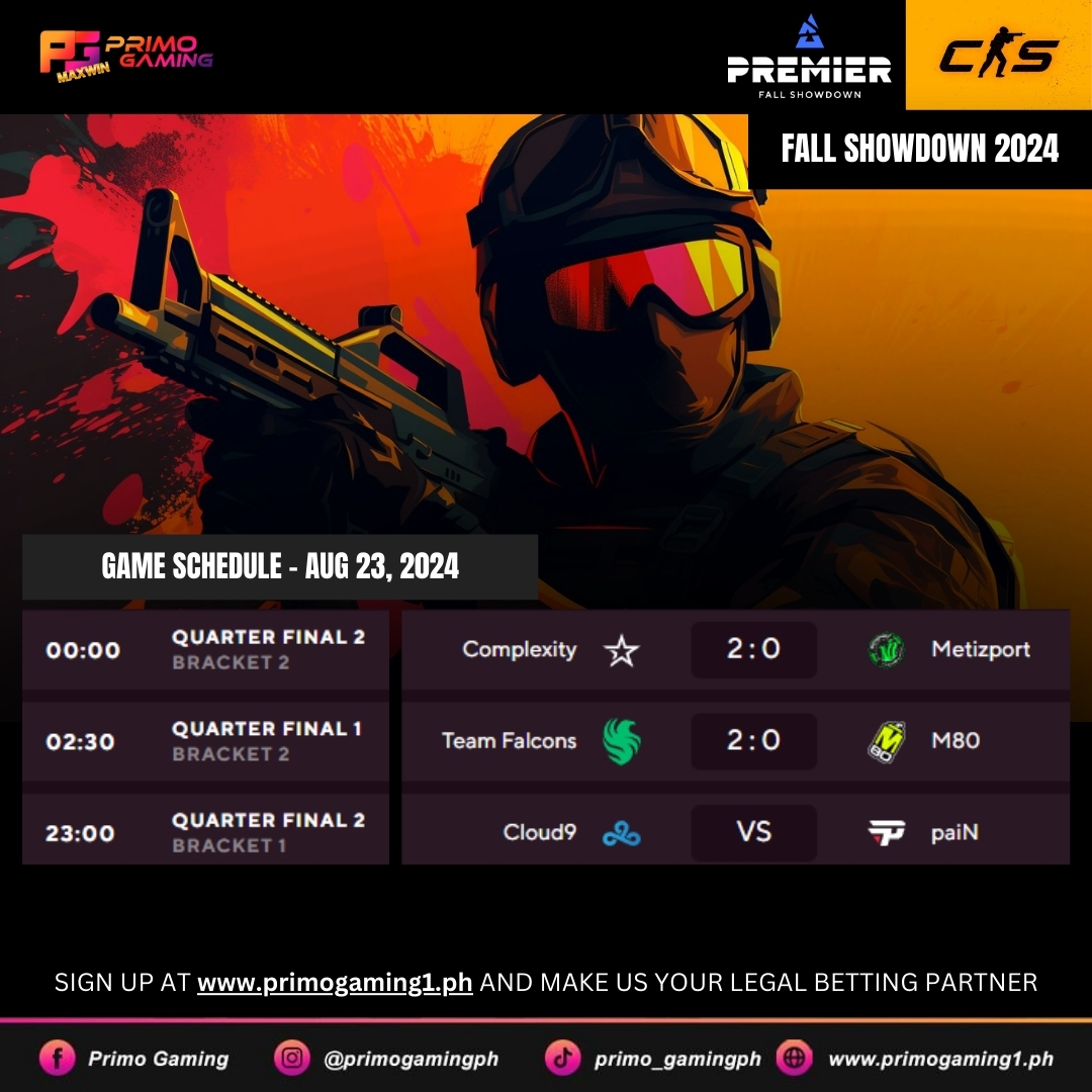 Primo Gaming - 🎮 CS Premier Fall Showdown - Quarterfinals... | Facebook