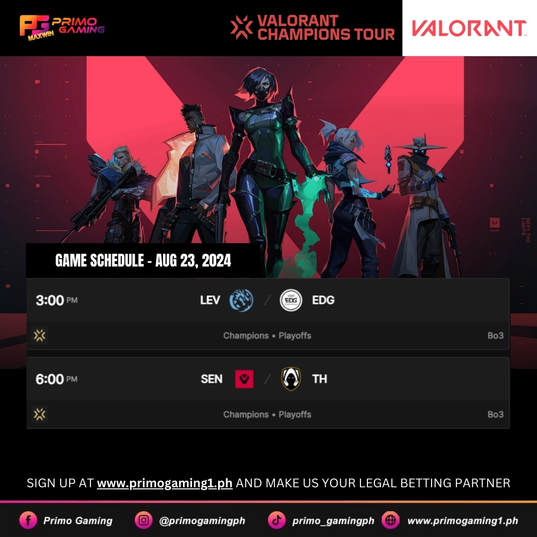 Primo Gaming - 🔫 Valorant Champions Tour - Playoffs...