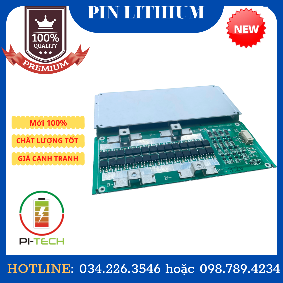 Pin Lithium Pi-Tech - Home