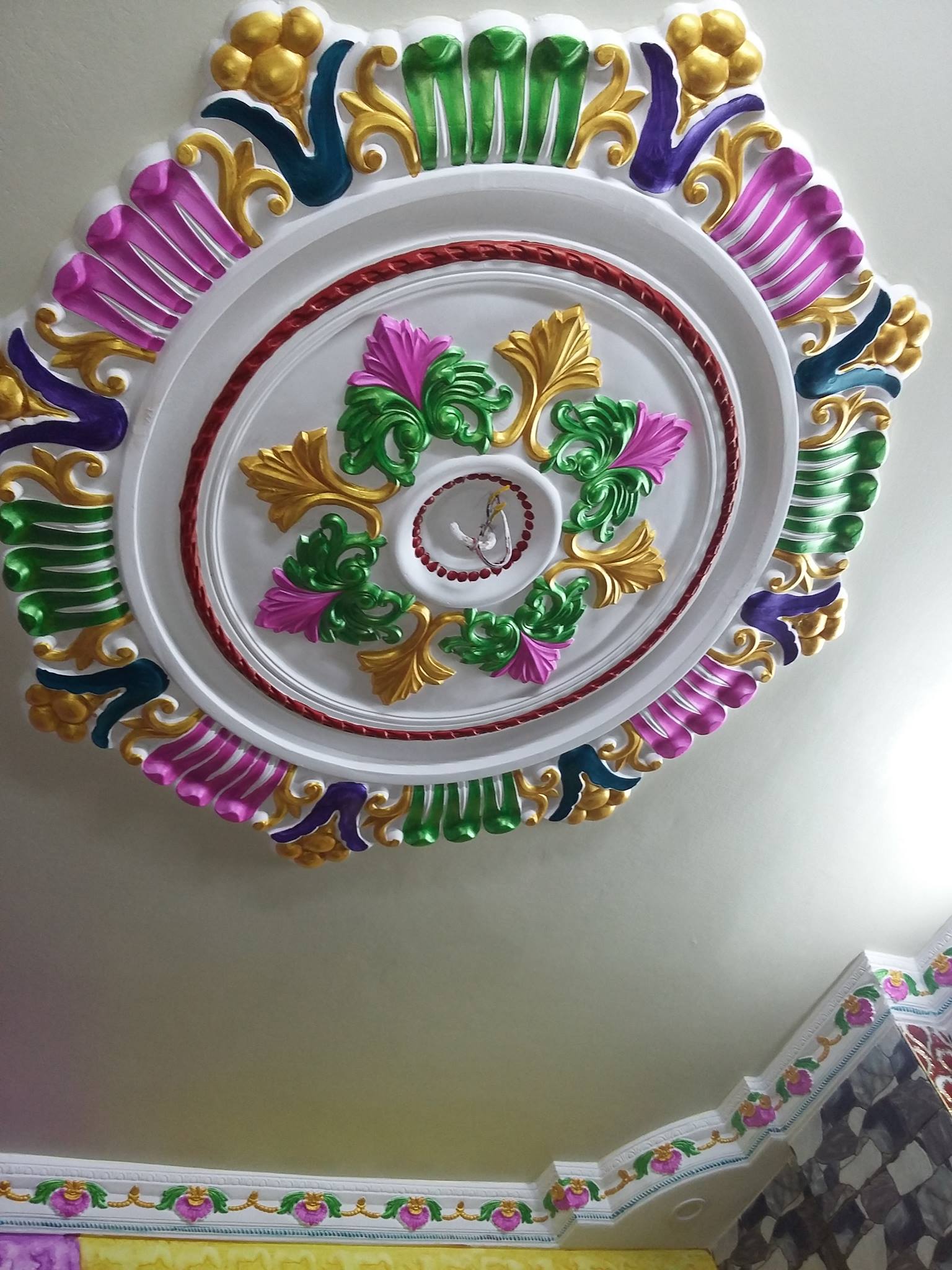 Gypsum design interior decoration