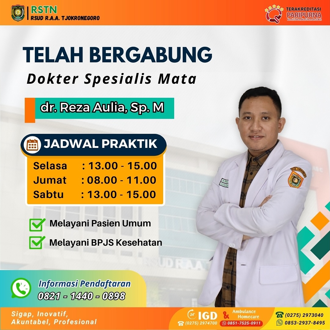 Telah bergabung bersama kami, dr.... - Rsud Raa Tjokronegoro | Facebook