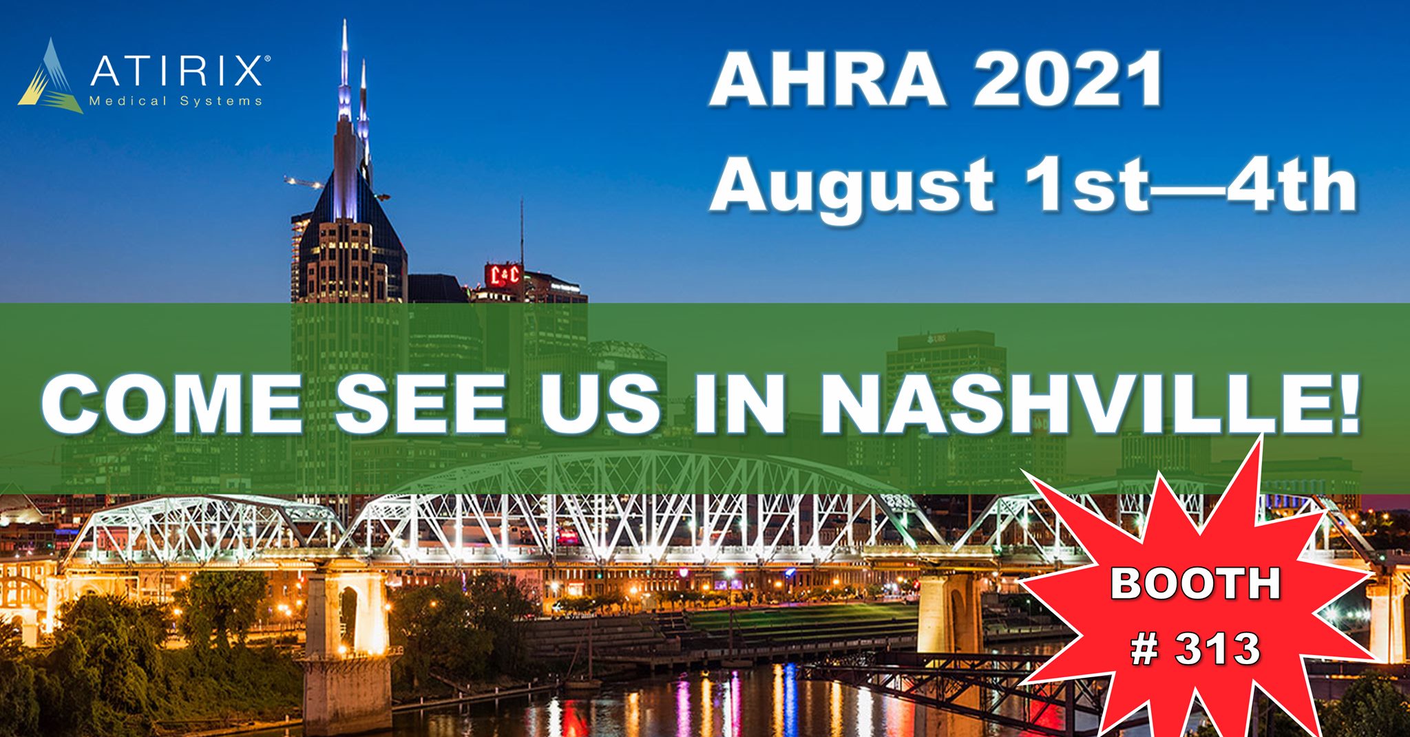 We're headed to Nashville next... - Atirix Medical Systems | Facebook