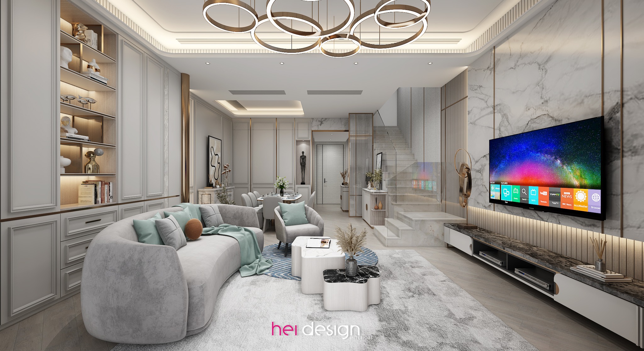 【3 D 設 計 圖】屯門．NAPA| 4房單位 | 新樓室內設計... - Hei Design Interiors | Facebook