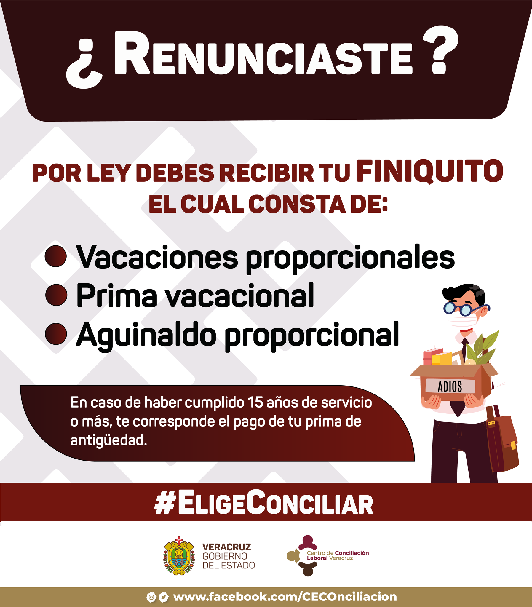 ¿Renunciaste? aquí te decimos cuales son las prestaciones a las que ...