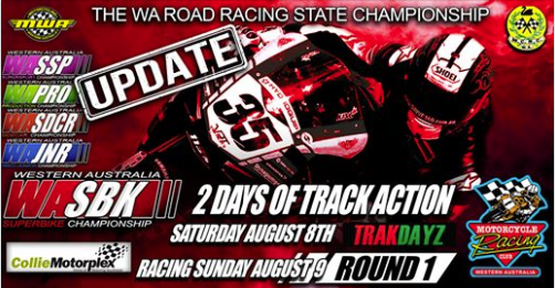CollieMotorplex - Sunday 9 August - Round 1 2020 WA State Road Racing ...