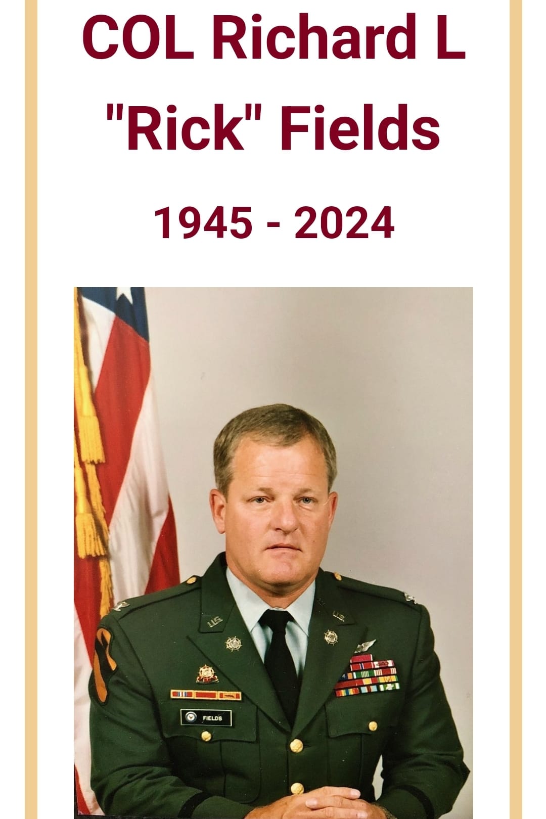 Army - It is with a very heavy heart that we announce the passing of ...