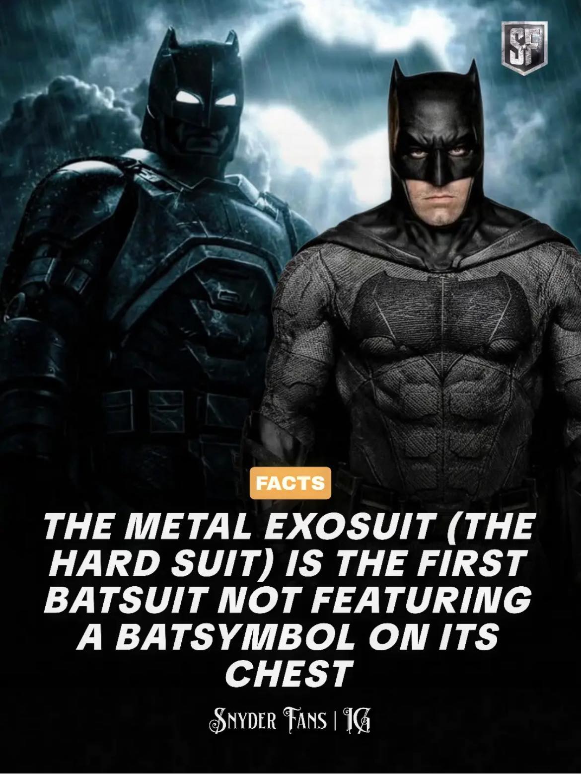 This could maybe be the live-action suit that nails bringing an