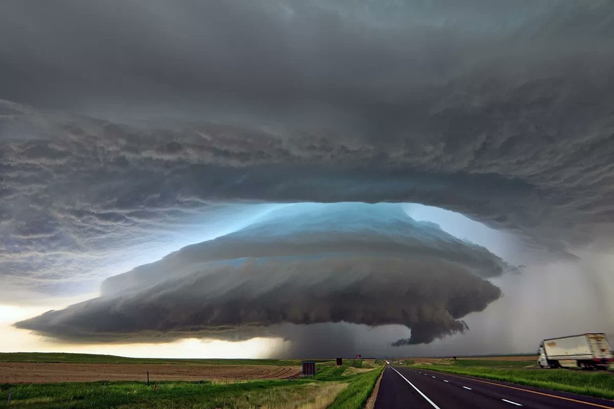 This is the visible meso cyclone of a... - Amazing Physics