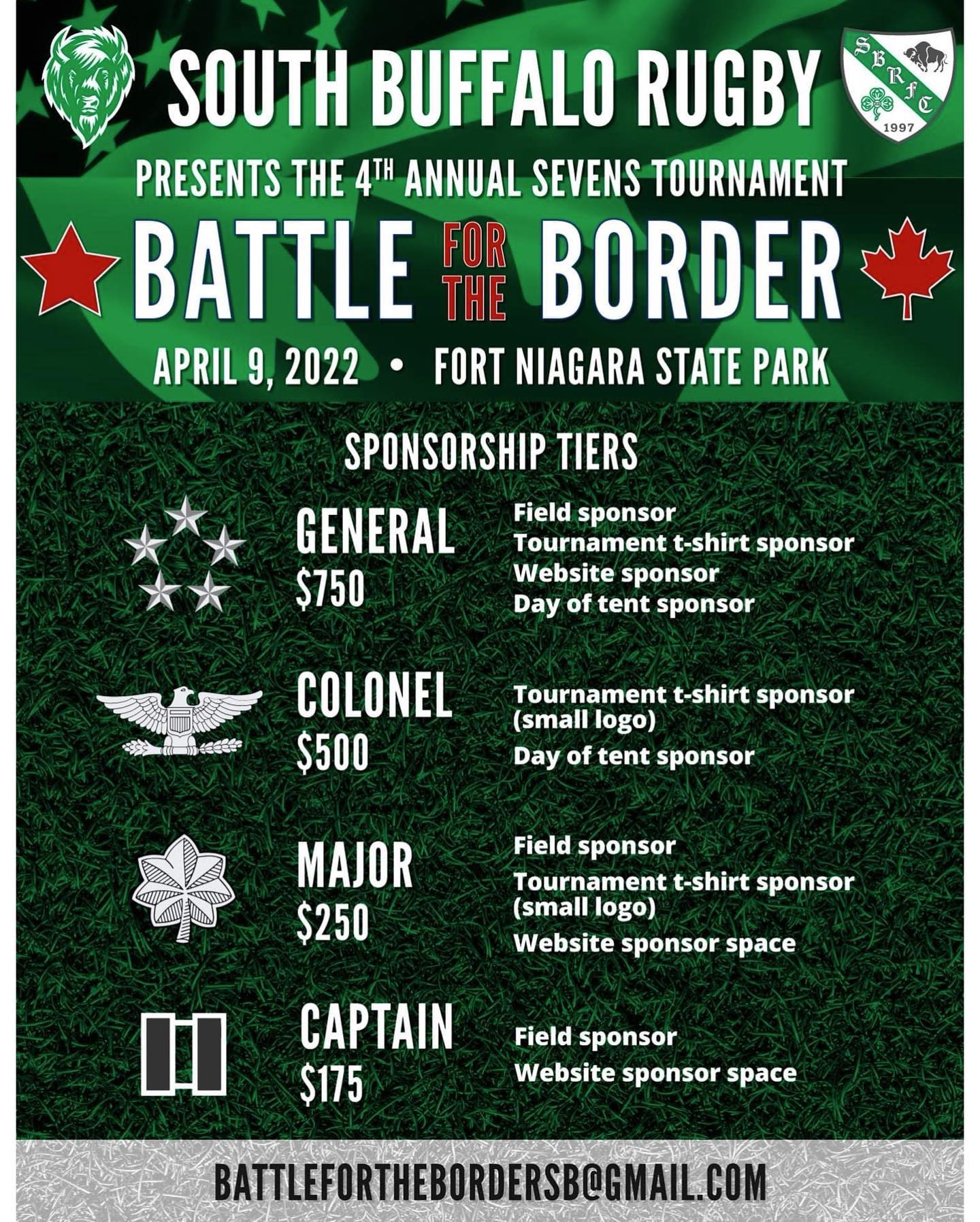 Here are our Battle for the Border... - South Buffalo Rugby