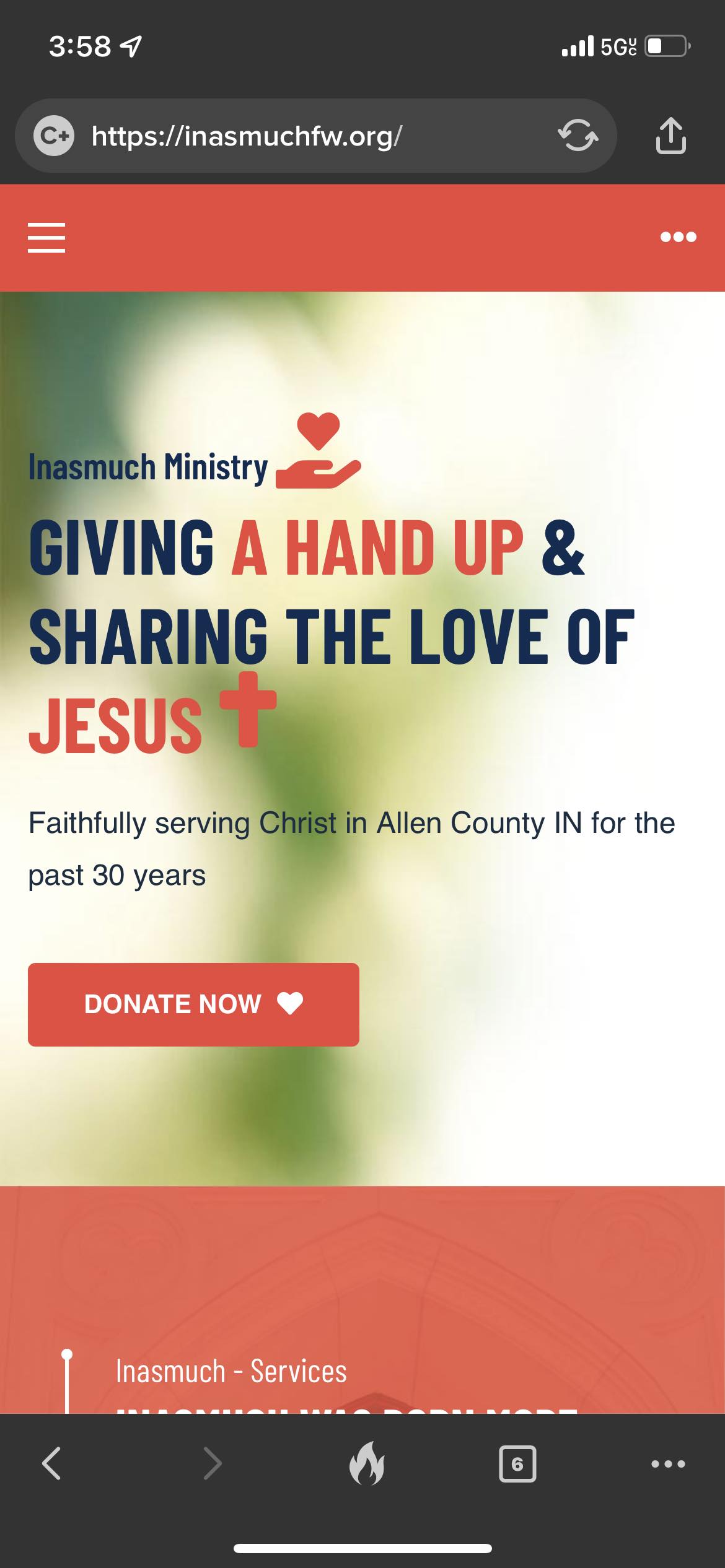 InAsMuch Ministry | Fort Wayne IN