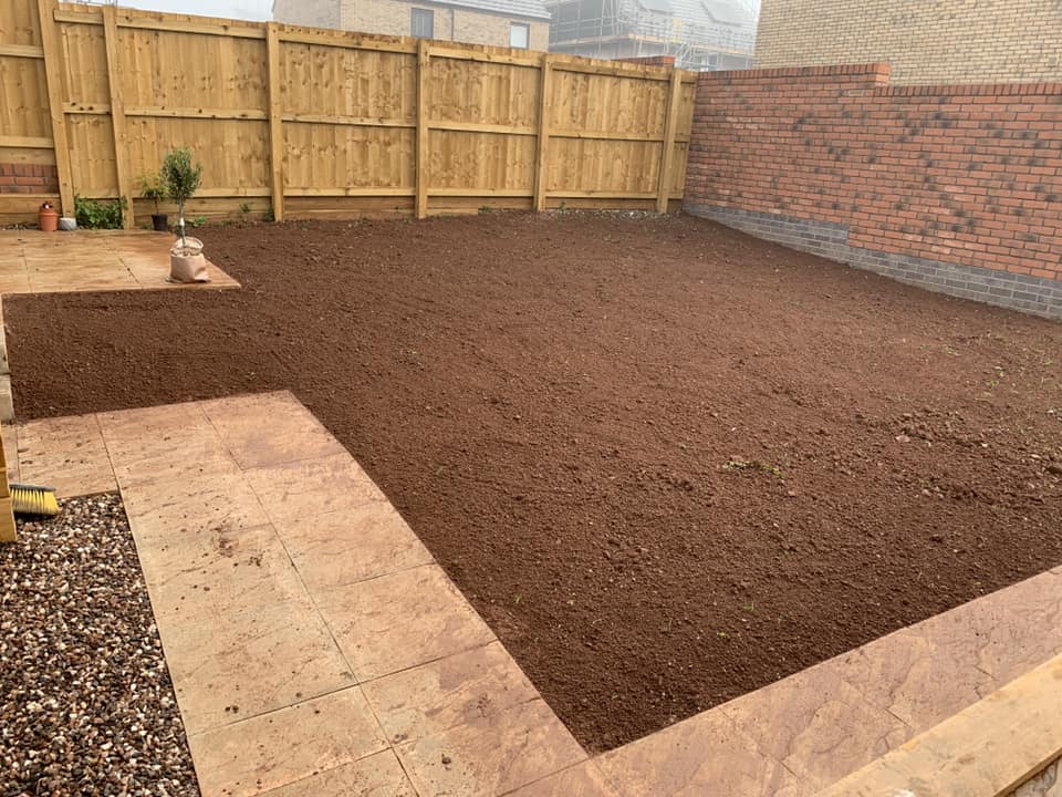 RL Landscapes - New build garden turfed Get in touch... | Facebook
