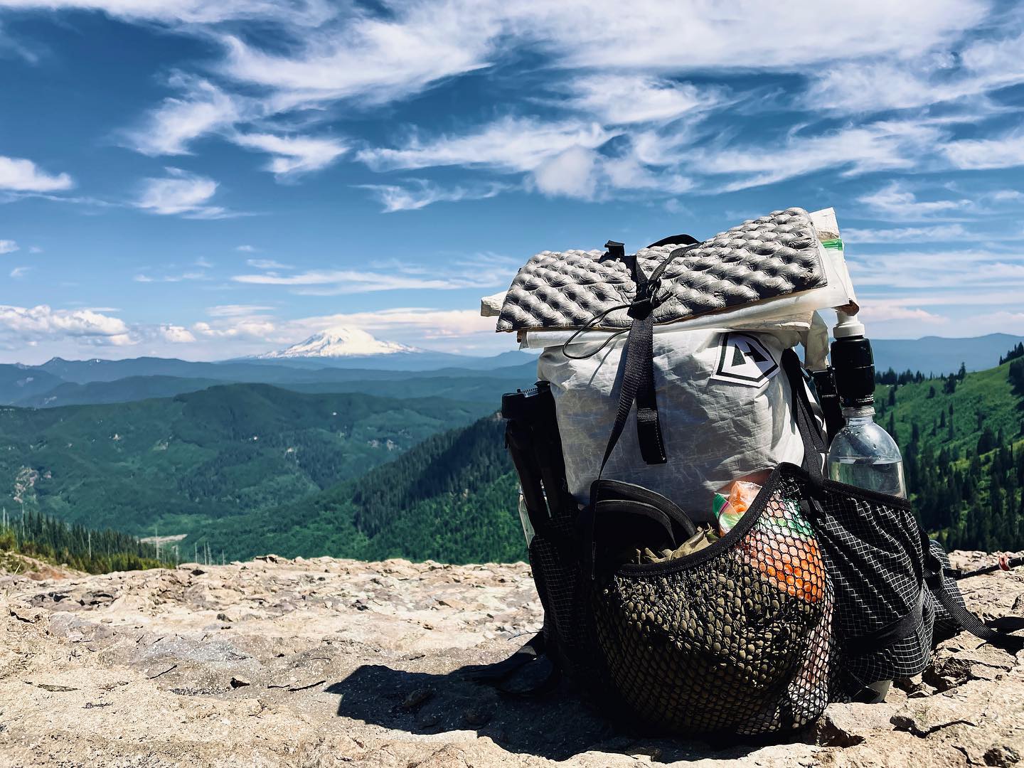 Out on a test drive of my new pack; the Six Moon Designs