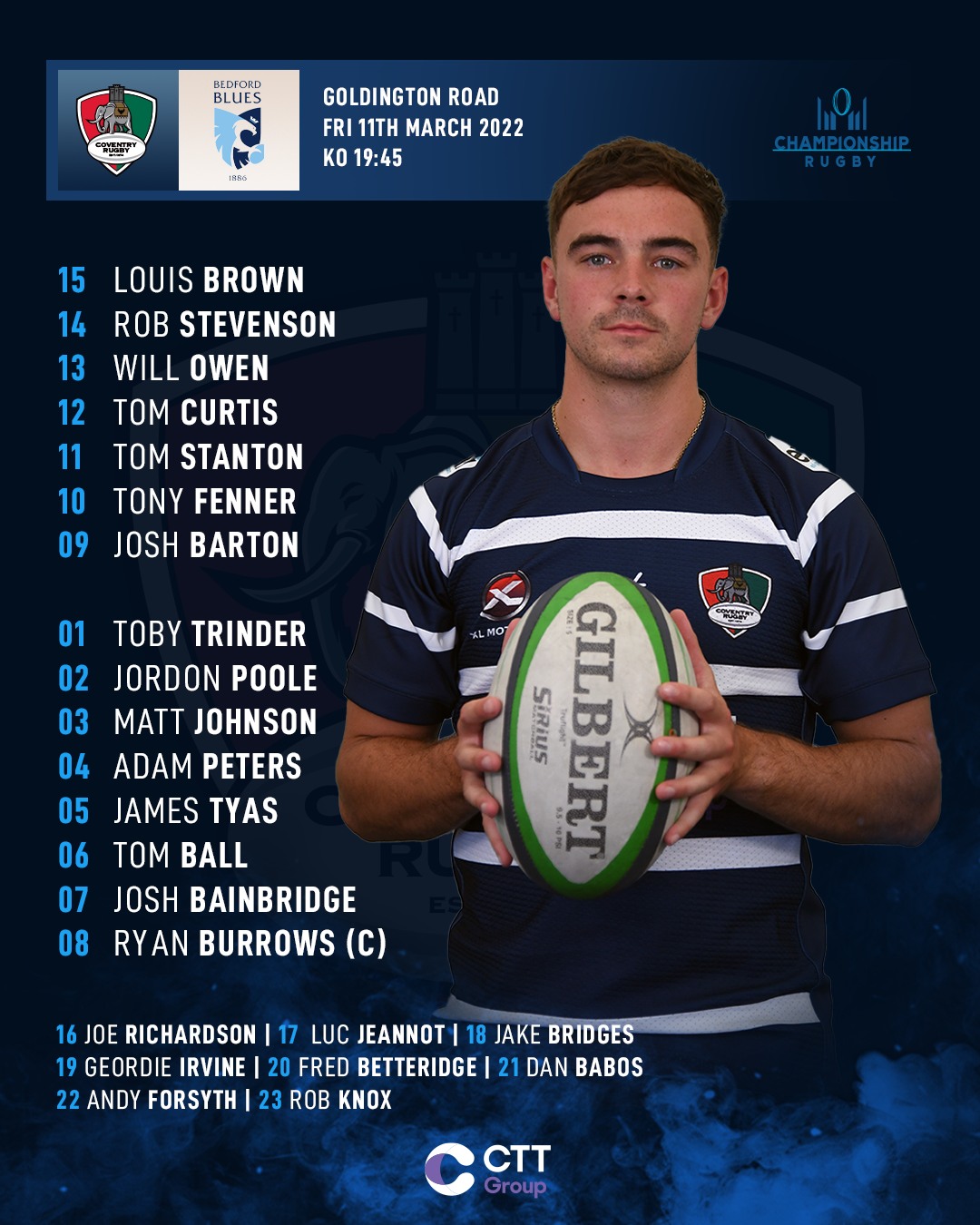 Coventry Rugby Club - 🗞 TEAM NEWS 🗞 Bring on that Friday feeling 🕺 Your ...