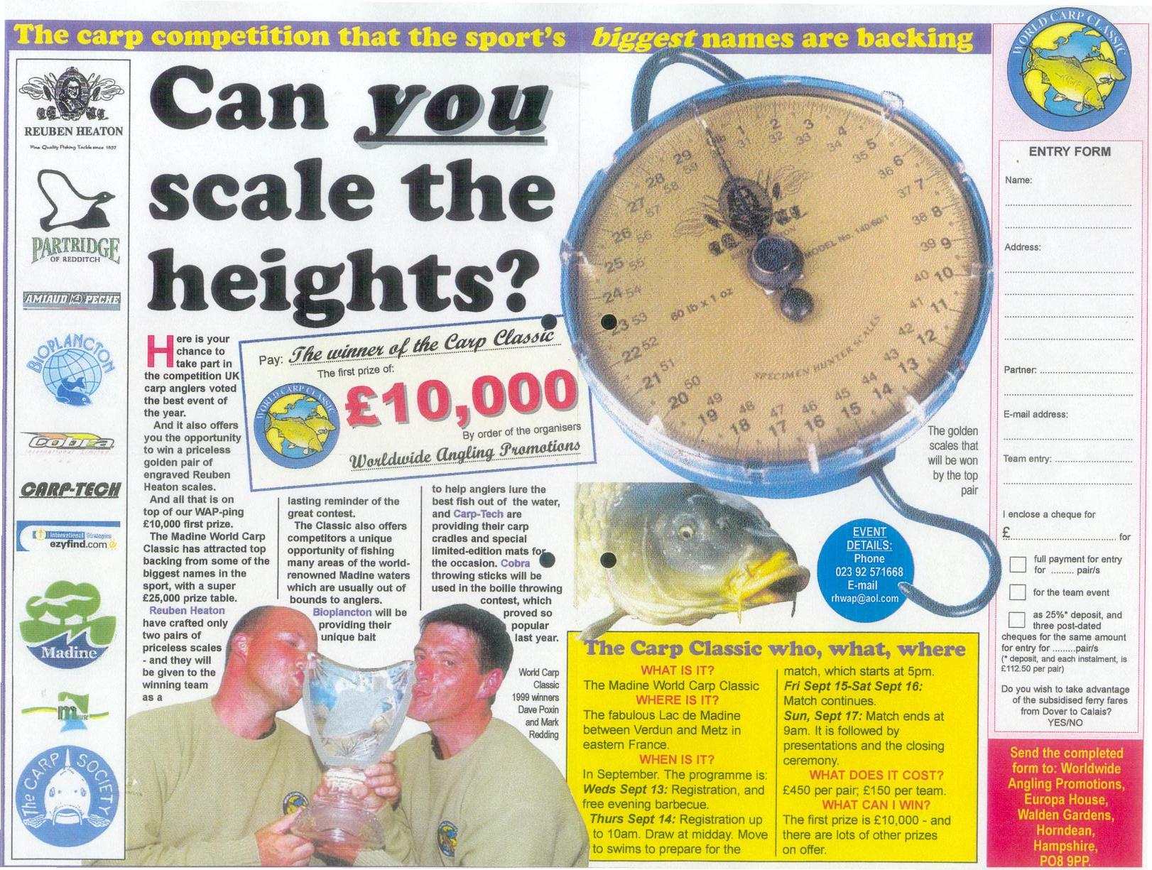 Who was at the 2000 World Carp... - World Carp Classic