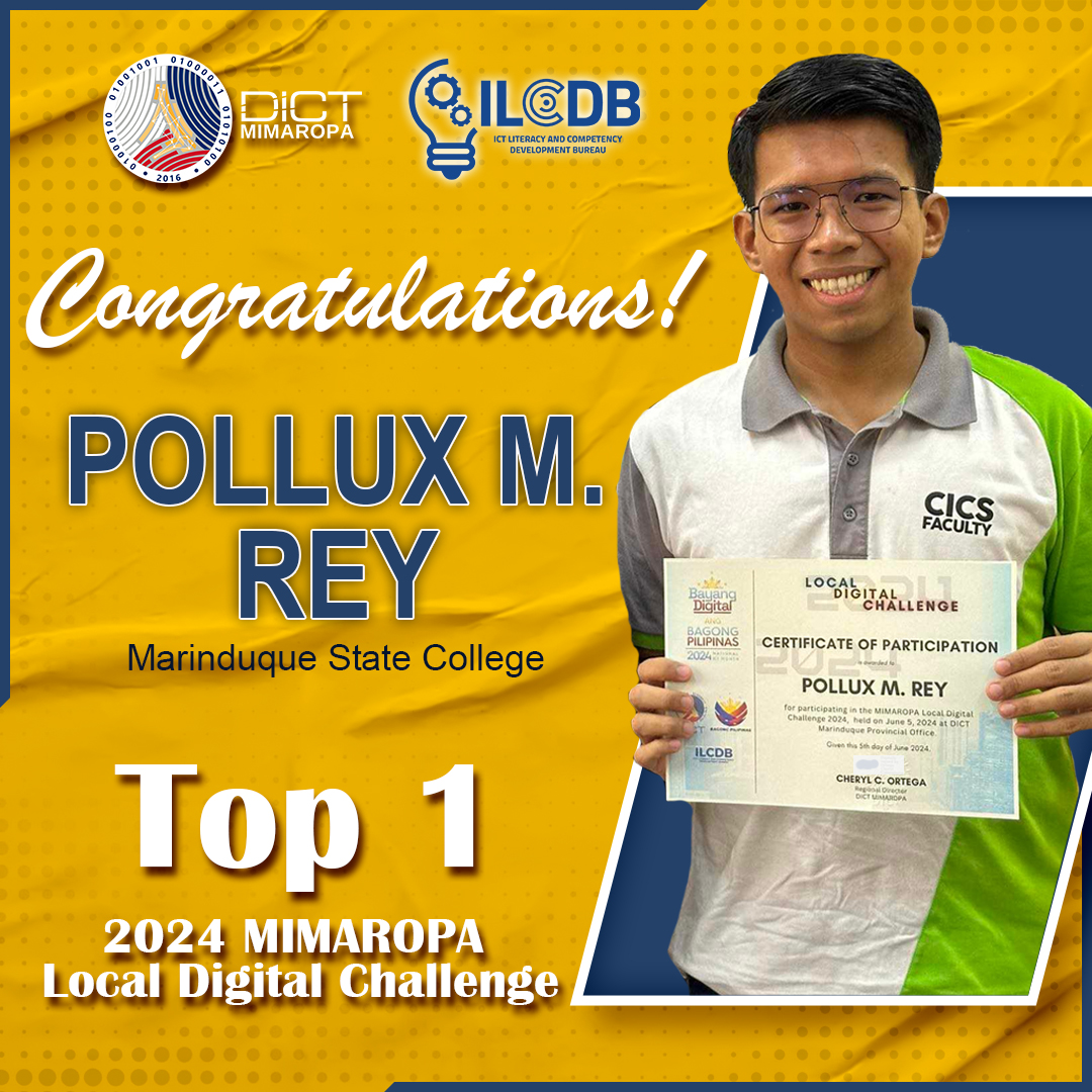 Congratulations, Sir. Pollux Rey... - MSC-Graduate School