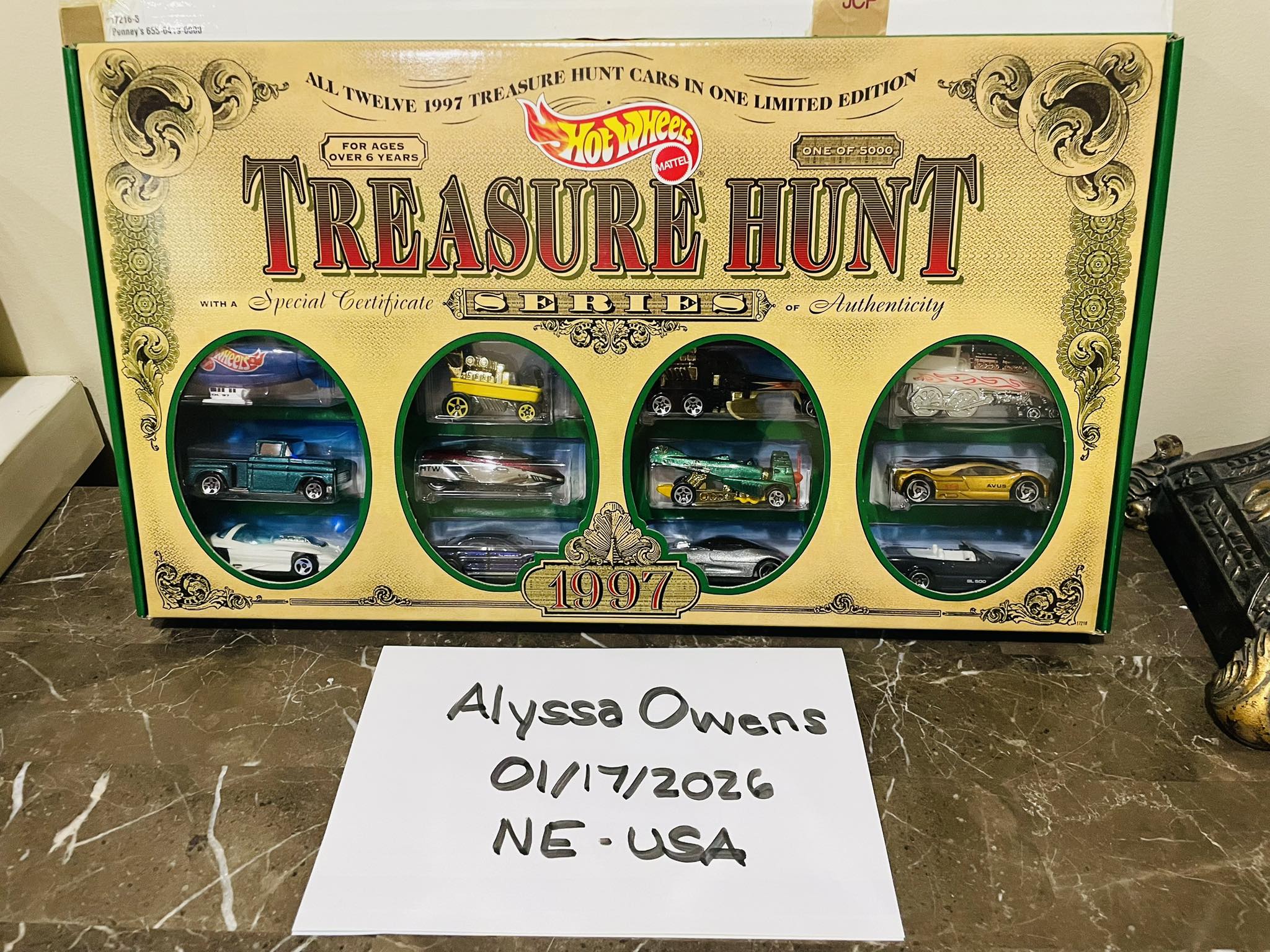 Hot Wheels 1997 treasure hunt series for sale