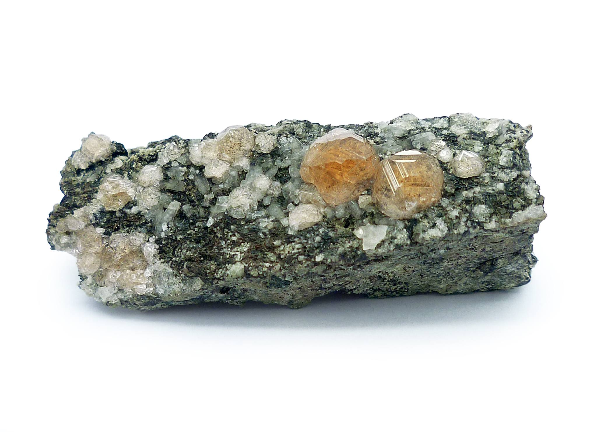 Gem - Grossular A pair of sharp lustrous gemmy orange grossular garnet ...