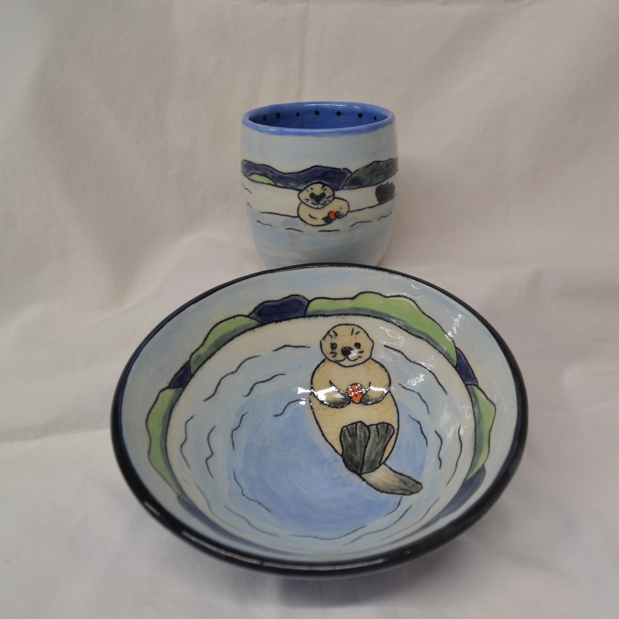 Small Bashful Otter 198$ (per piece)