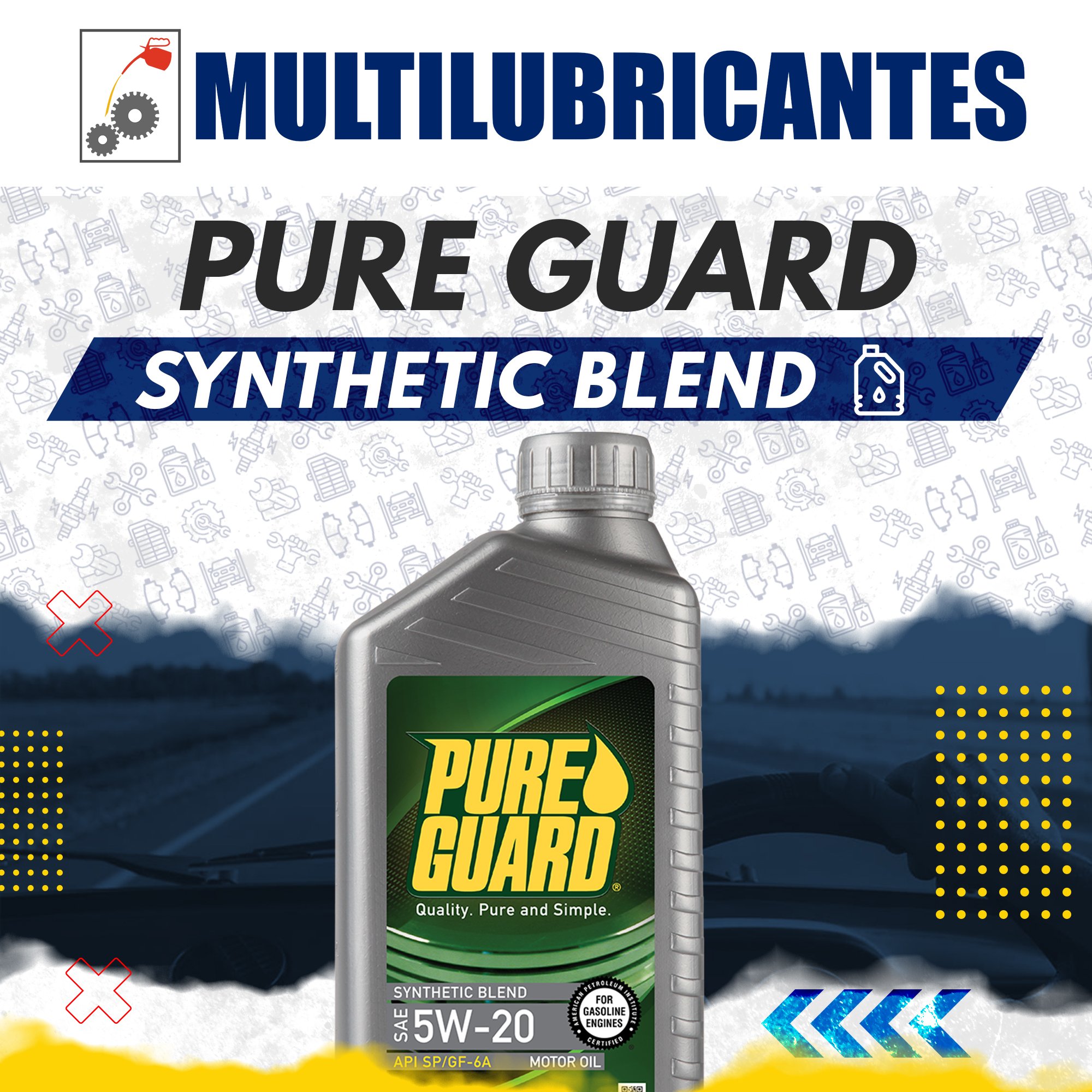 😎 Pure Guard 5W-20, aceite semi... - Multilubricantes