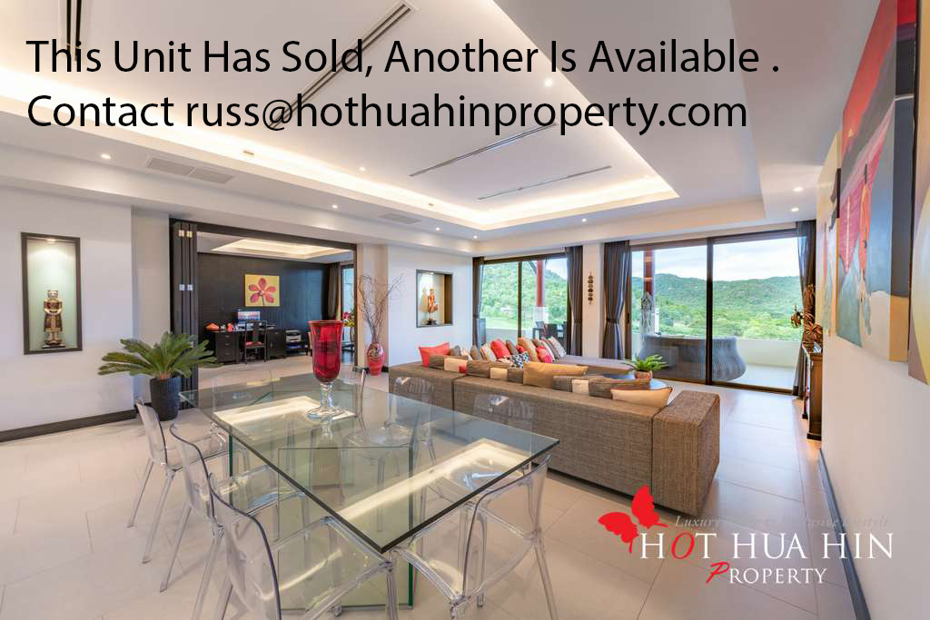 View of Penthouse Condominium at Black Mountain Golf Resort Hua Hin