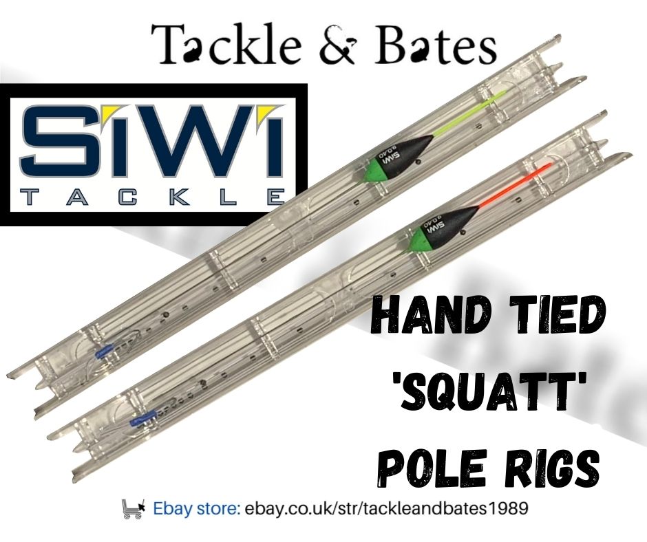 Tackle & Bates - SiWi Hand Tied SQUATT pole rigs £4.95... | Facebook