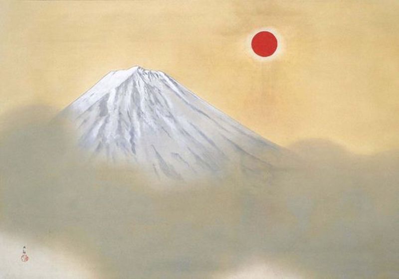 Heaven and Earth Shine' (乾坤輝く) a.k.a. 'Mount Fuji - Shining