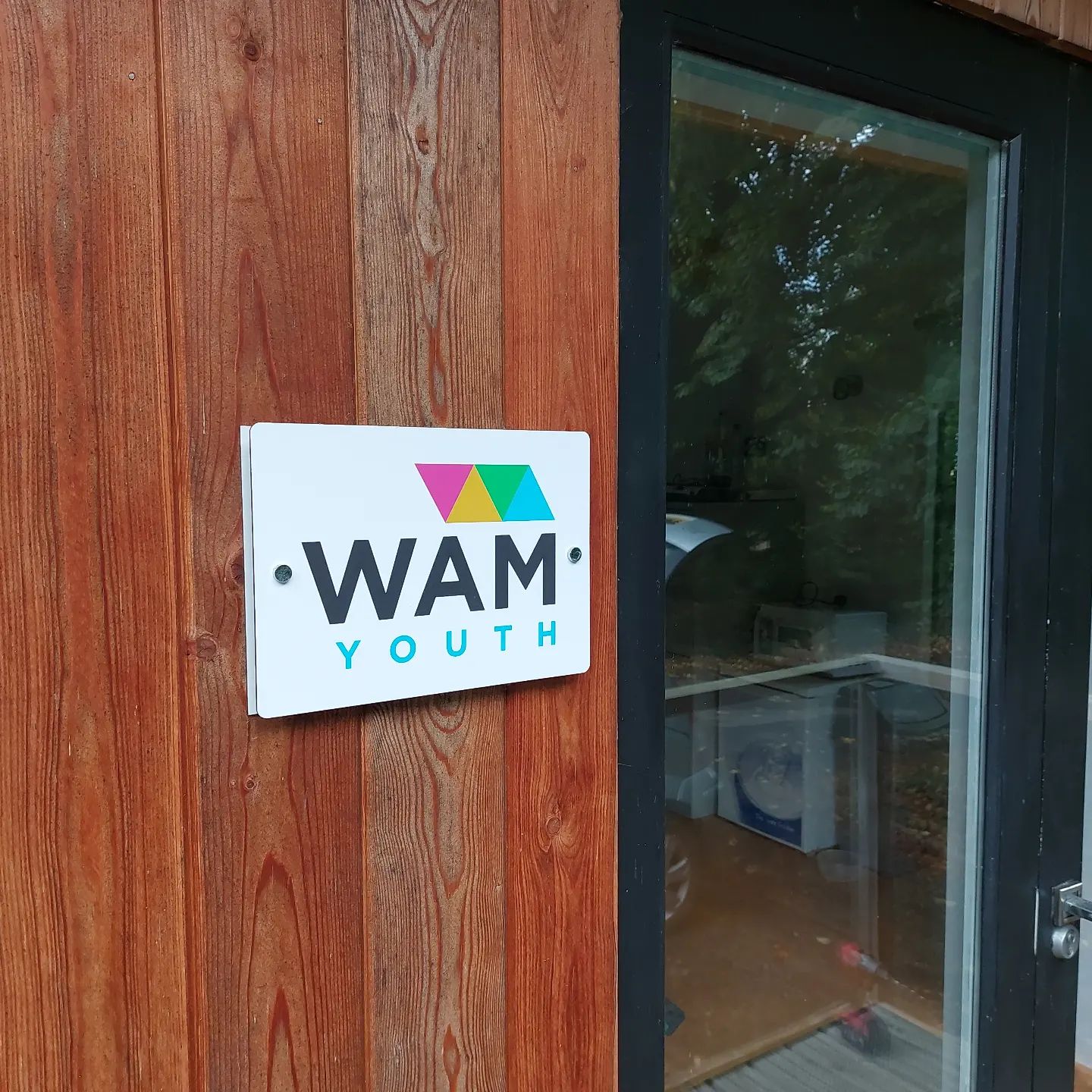 Saxon Print - New sign made for @wam.youth to fit over an... | Facebook