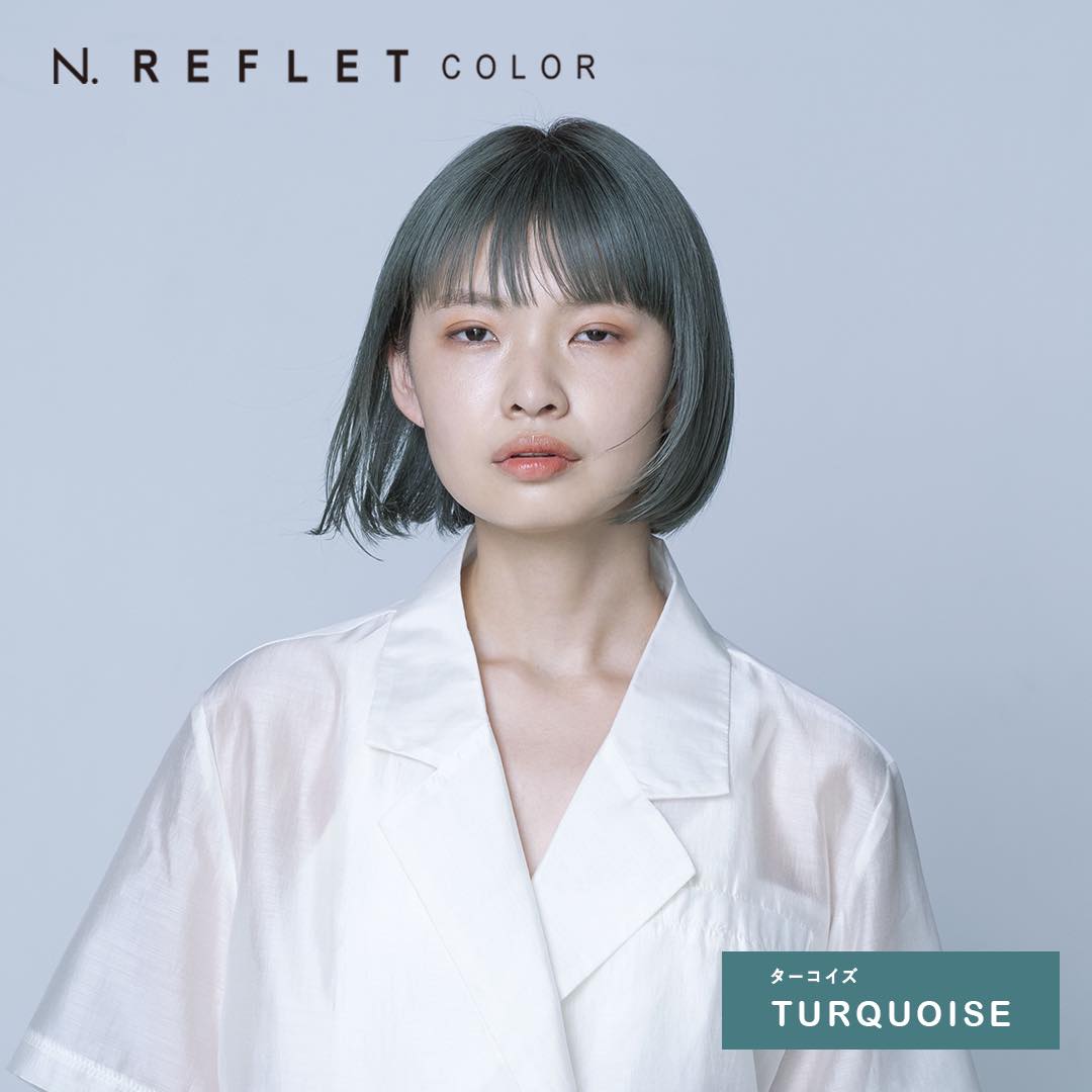 N. ルフレカラー『ターコイズ』 透明感のある柔らかでヘルシーなブルー