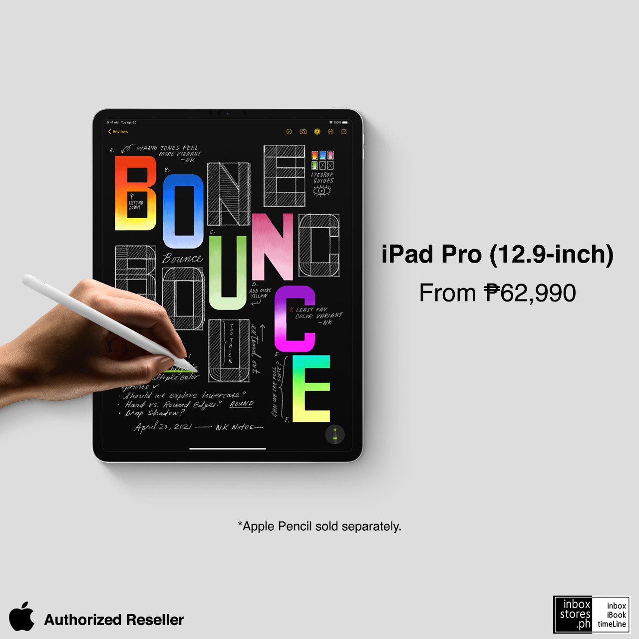 Timeline - Extreme dynamic range comes to the 12.9-inch...