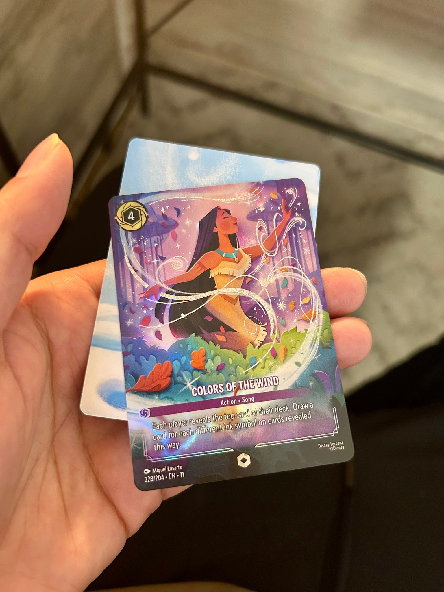 Disney Lorcana 'Colors of the Wind' card pulled from Winterspell
