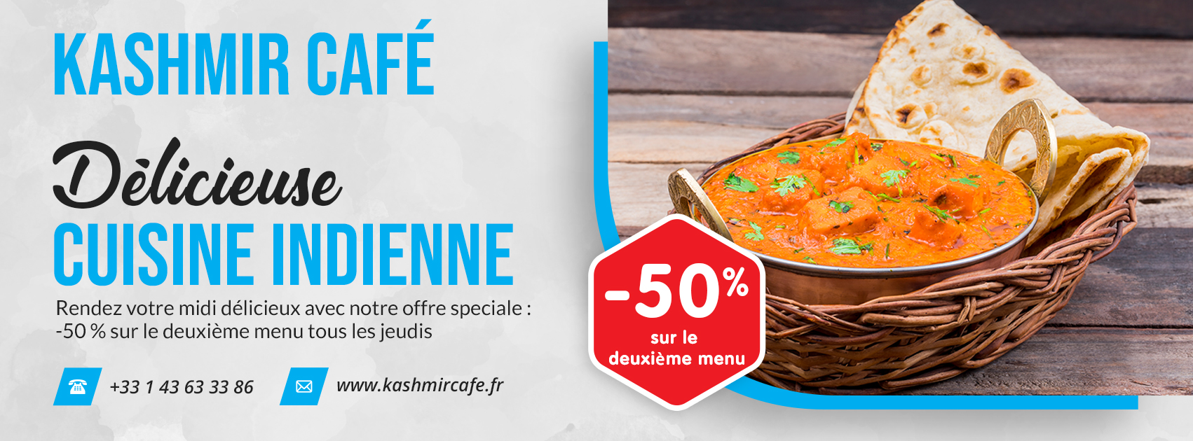 Restaurant Indien Buffet à Volonté Kashmir Palace Gonesse