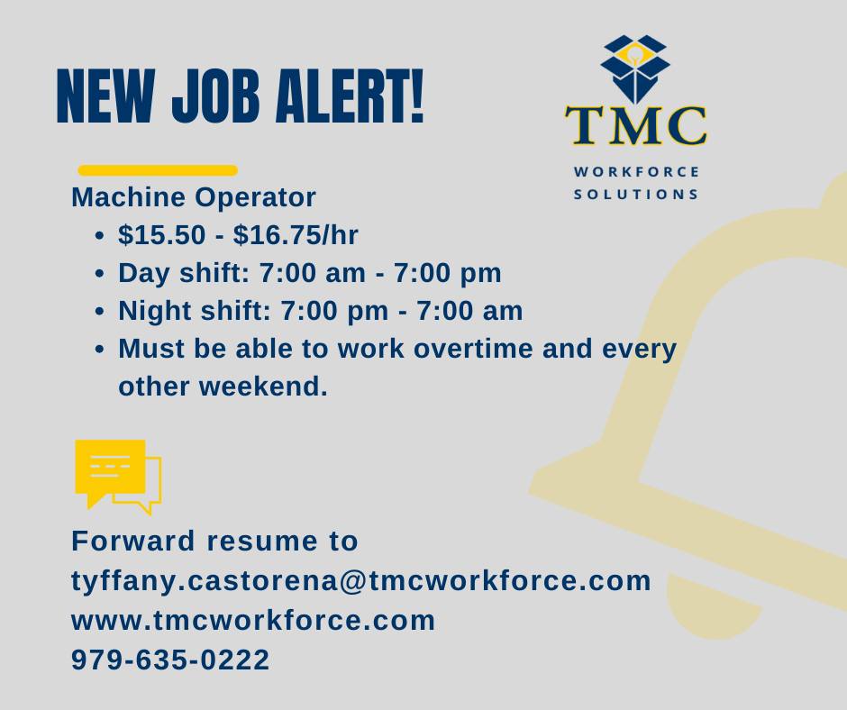 TMC Staffing - Brenham | Brenham TX